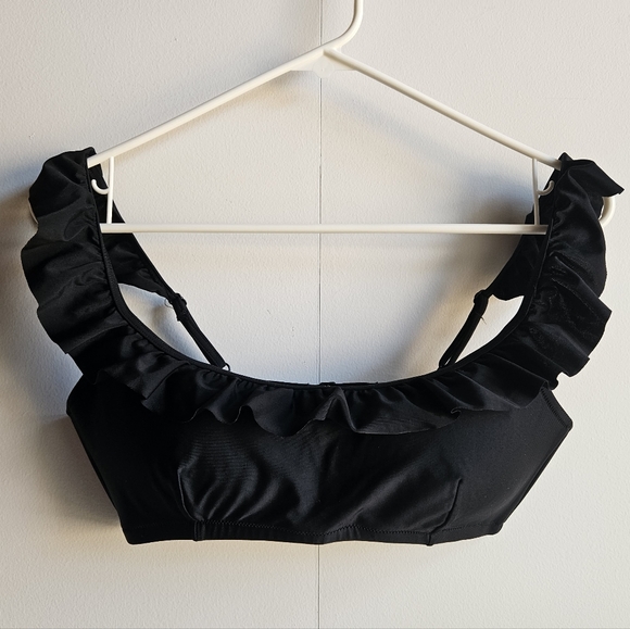 J.Crew Ruffle Scoopneck Bikini Top in Women's M - Picture 2 of 16